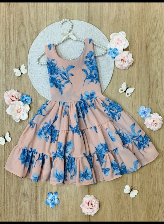 Sweet & Stylish Floral Twirl Dress – Unique  casual spring summer dress