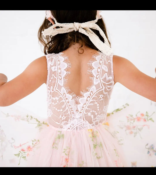 Girls  Floral Tulle Dress – Toddler to Big Kid (2T–9Y) | Birthday, Flower Girl, Special Occasion